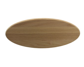 Unfinished Oak Wood Charcuterie Board: Oval Plaque (16 x 6.5 In.)