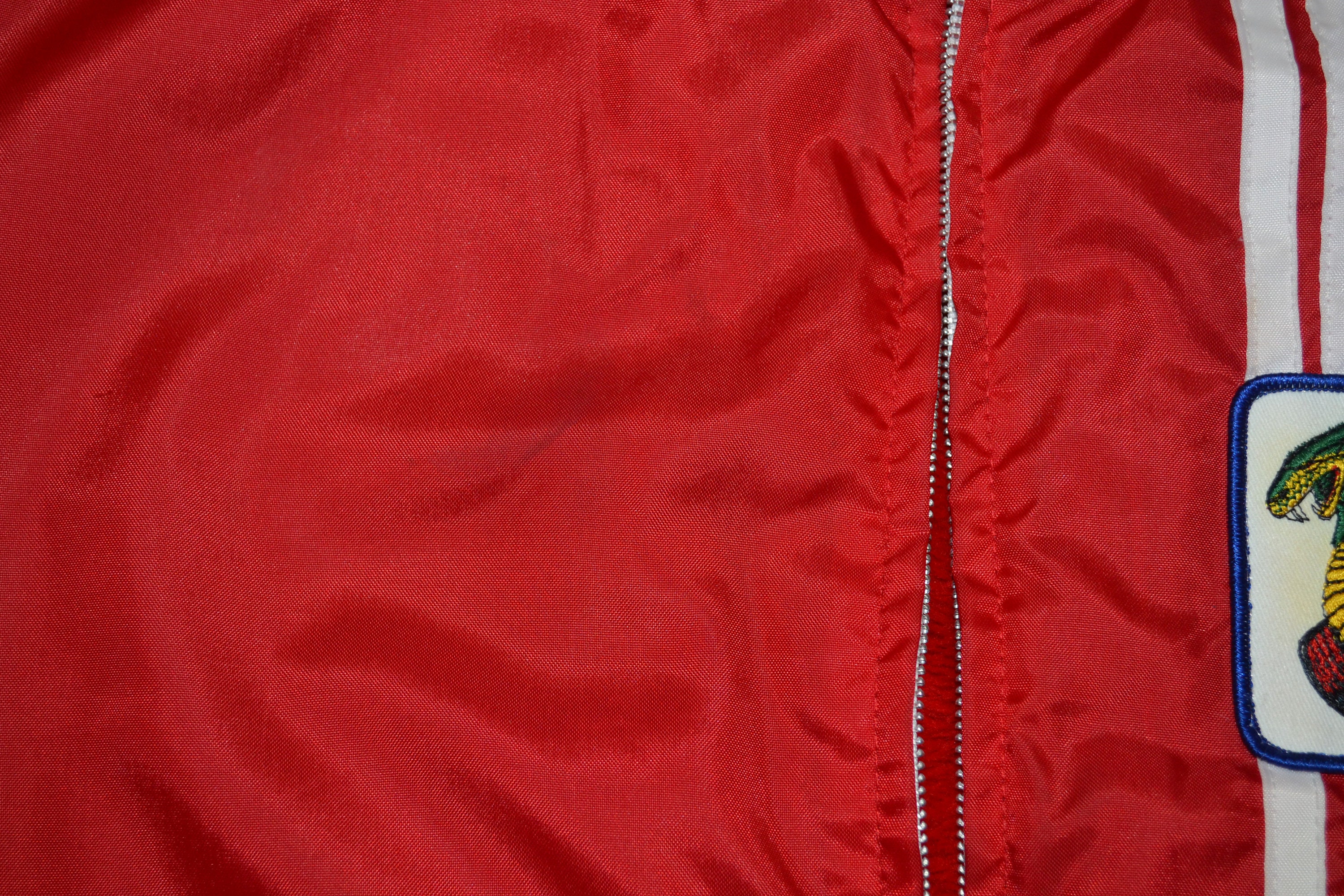 RARE 70s Ford Mustang Cobra Racing Jacket Large Vintage 80s