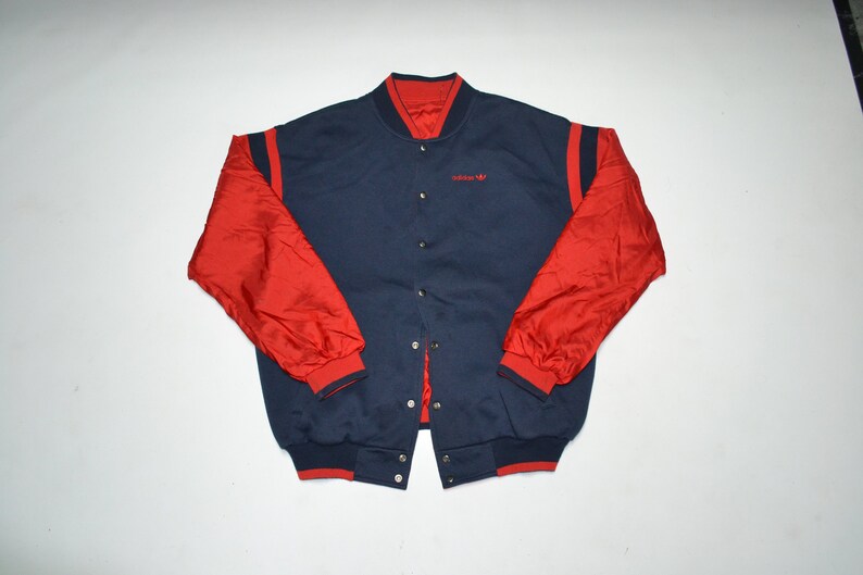 adidas reversible jacket red