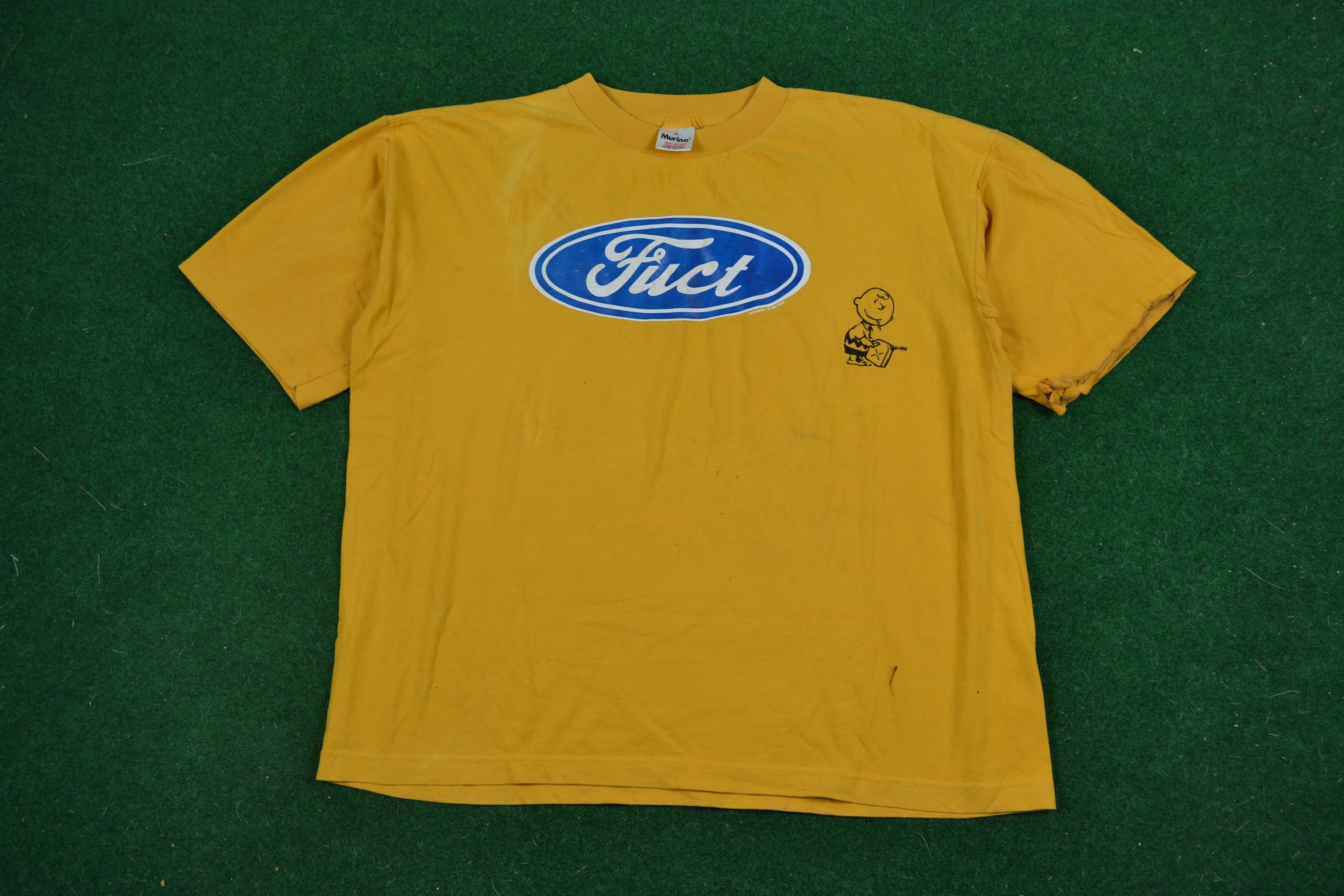 1991 Fuct Ford Oval Logo Racing Tee Shirt Skate Skating 90s