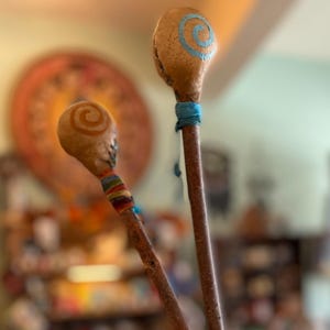 Authentic Native Made Gourd Rattles