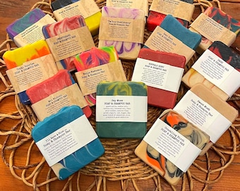 Authentic Native Made Soap & Shampoo Bar Set (3 Bars); Haípažaža Phežúta; Natural Haircare