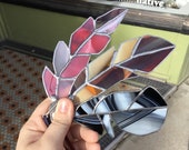 Suncatcher Feathers Stain glass made by Apache descendent