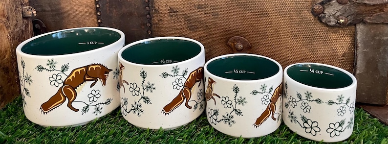 Native Northwest Ceramic Measuring Cups - Thumbnail 3