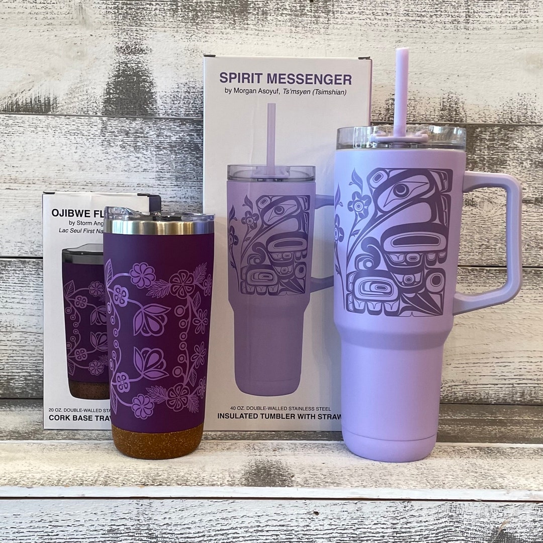 Indigenous Designed Travel Mug and Insulated Tumbler Native Northwest ...