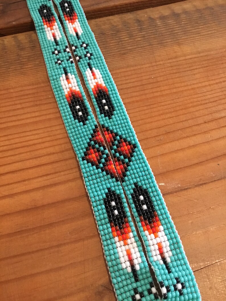 Loom Beaded Lanyard Indigenous Made Catalog 3 | Etsy