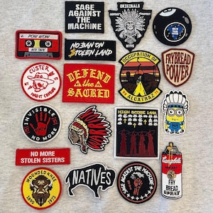 NTVS Iron-On Patches; Native Designed; Native Made