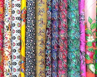 Indigenous Designed Cotton Fabric; Cut to Order