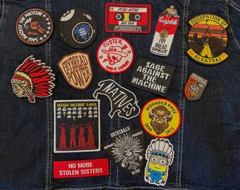NTVS Iron-On Patches; Native Designed; Native Made