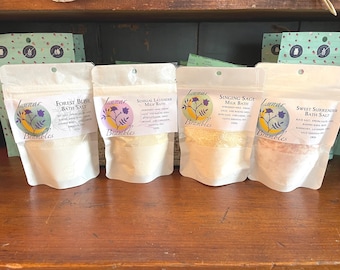 Made in Montana Milk Bath and Bath Salts; Lunar Brambles bath soak