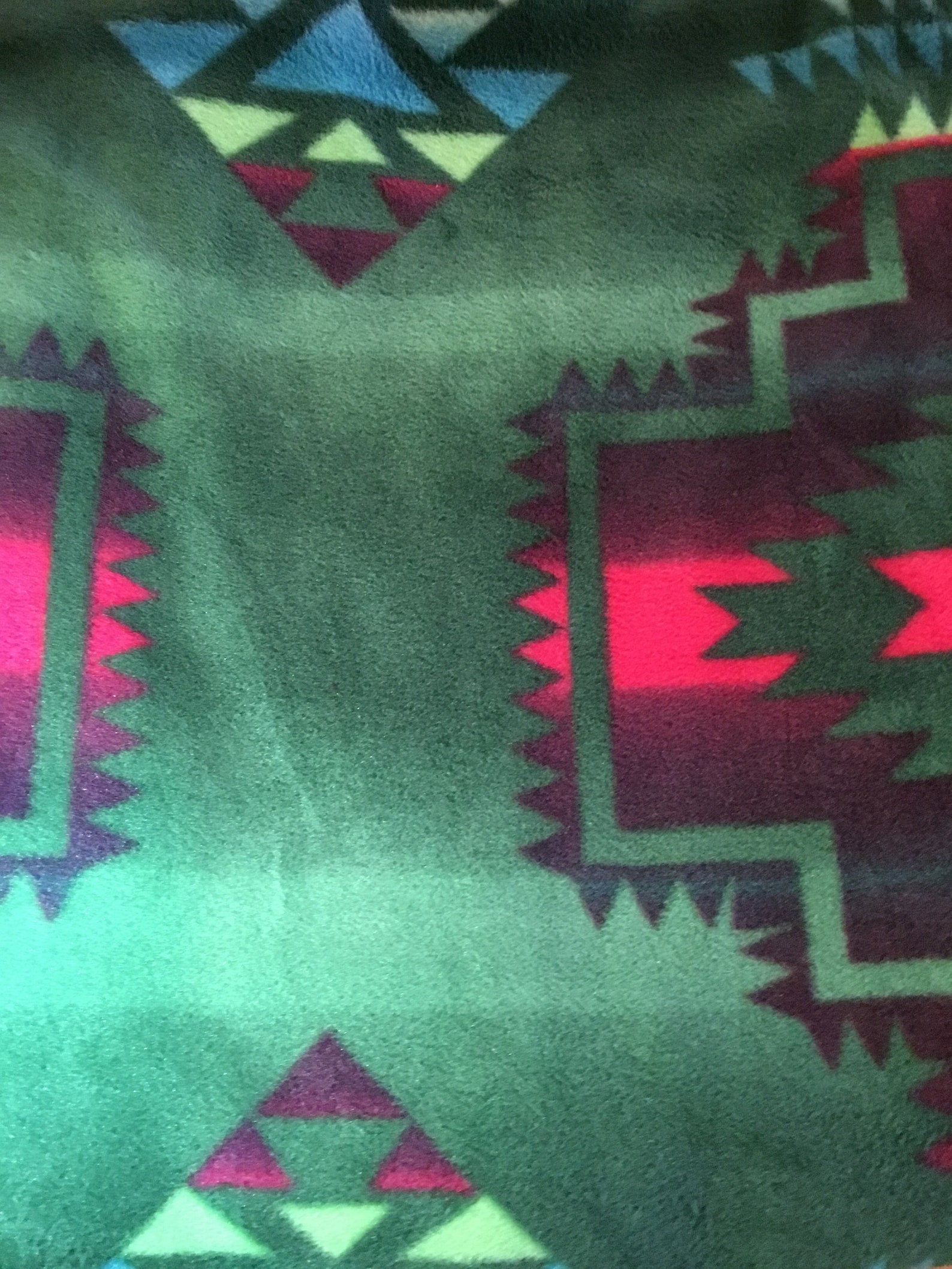 Native Print Fleece Blanket Full size 5x6 fleece Made on the Etsy