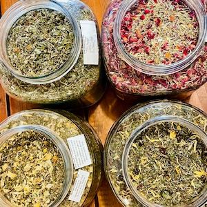Bulk Native Made Loose Leaf Herbal Tea; 2 Cups; Mesh Infuser