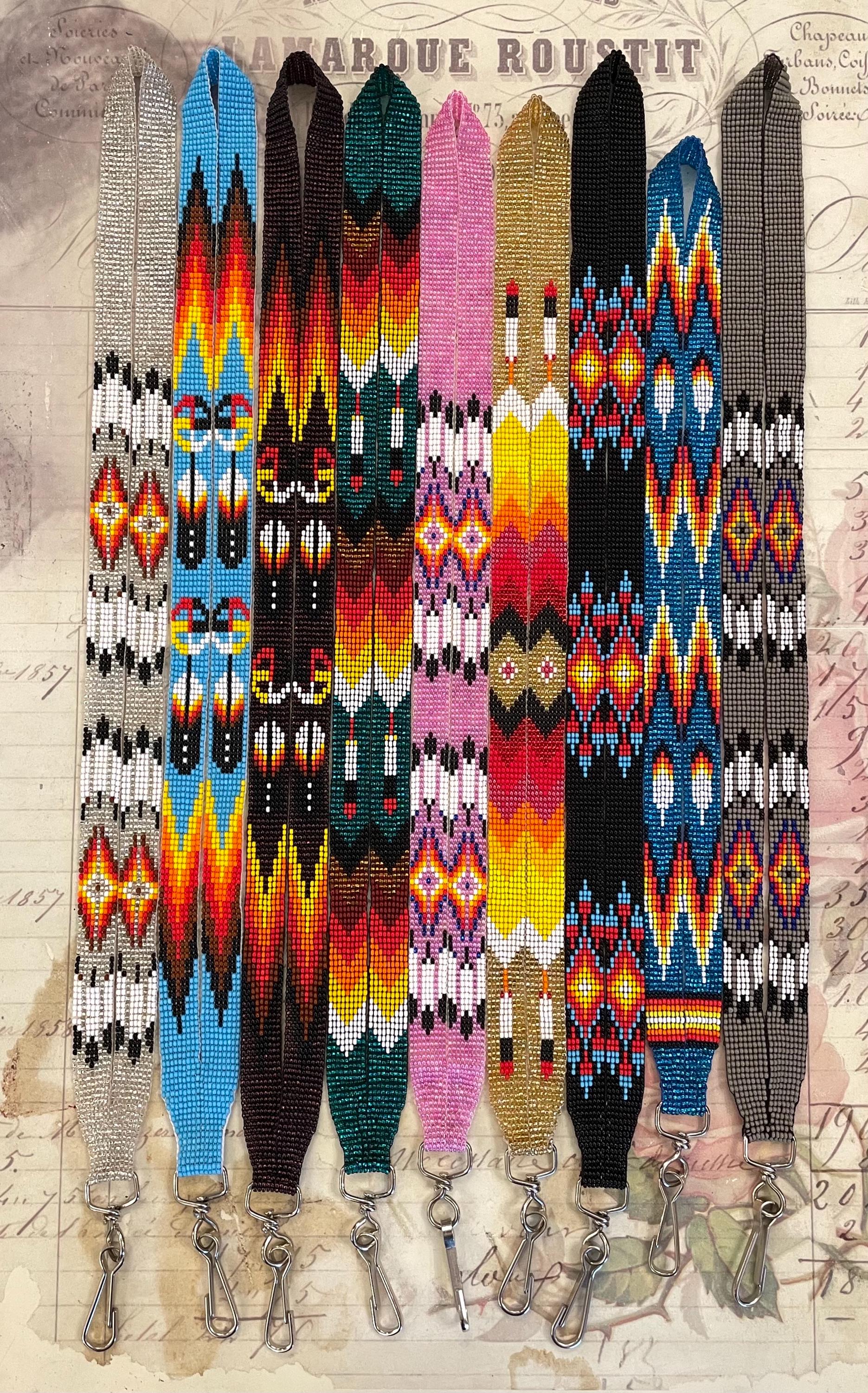 Loom Beaded Lanyards; Indigenous Designed UK