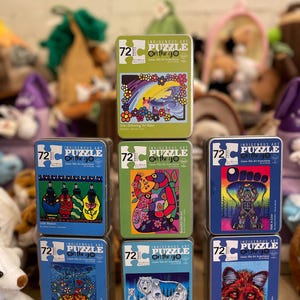 Indigenous Collection Puzzles in Metal Tin; Catalog #1