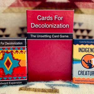 Karten für das Decolonisation Grundspiel und die Western Erweiterungspacks