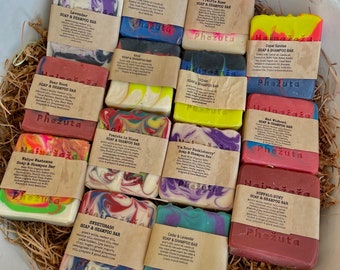 Authentic Native Made Soap & Shampoo Bar; Set of 3; Haípažaža Phežúta; Natural Haircare
