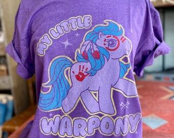 NTVS My Little War Pony; Native T-shirt; Designed by Steven Paul Judd