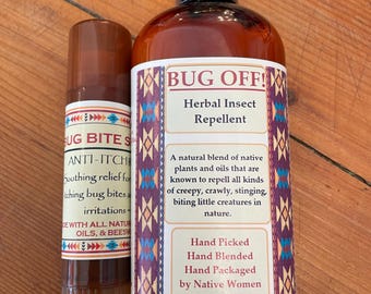 Loción y barra auténticas elaboradas por nativos; repele los insectos; ingredientes naturales.