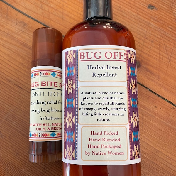 Authentic Native Made Lotion and Stick; Wards off Bugs; Natural Ingredients