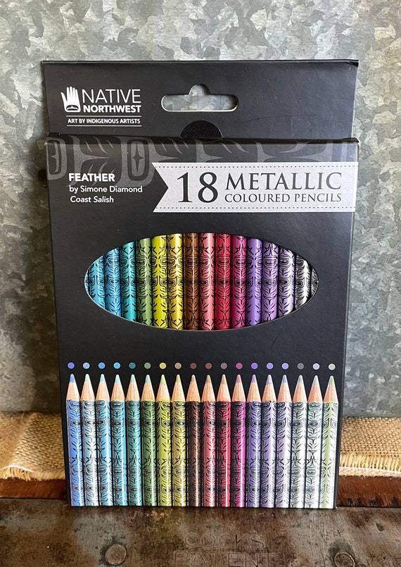 Coloring book with colored pencils