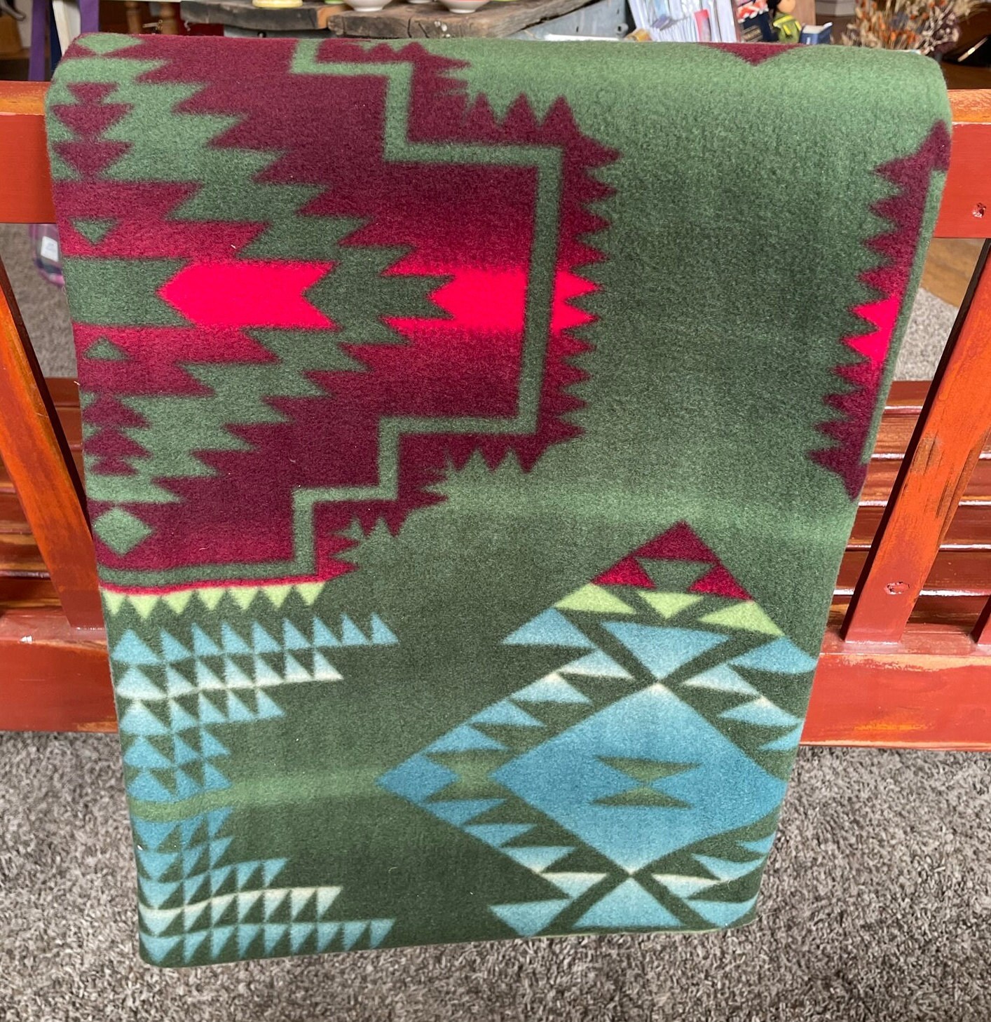 Native Print Fleece Blanket Full Size 5x6 Feet Fleece Made Etsy UK