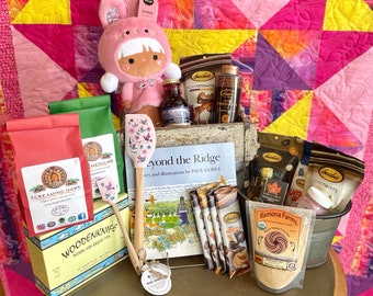 The Motherlode Easter Basket; Native American Made Products, Chocolate, Coffee