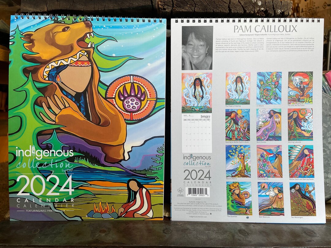 Indigenous Collection 2024 Calendars Native Made Wall Etsy UK