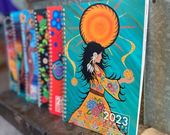Indigenous Collection 2023 Planner; Hardbound, Lined Journal