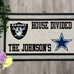 Fanmats NBA House Divided - Houston Rockets / Spurs House Divided Mat