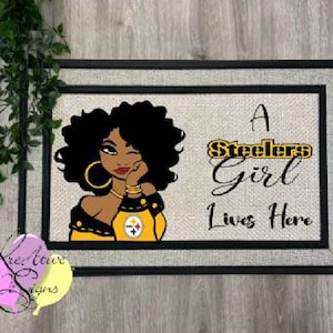 Custom Doormat, Sports Girl, custom sports mat