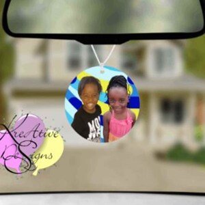 Personalized Car Air Freshener - Car Accessories - Custom Photo Air Freshener, Forever Photo Air Freshener