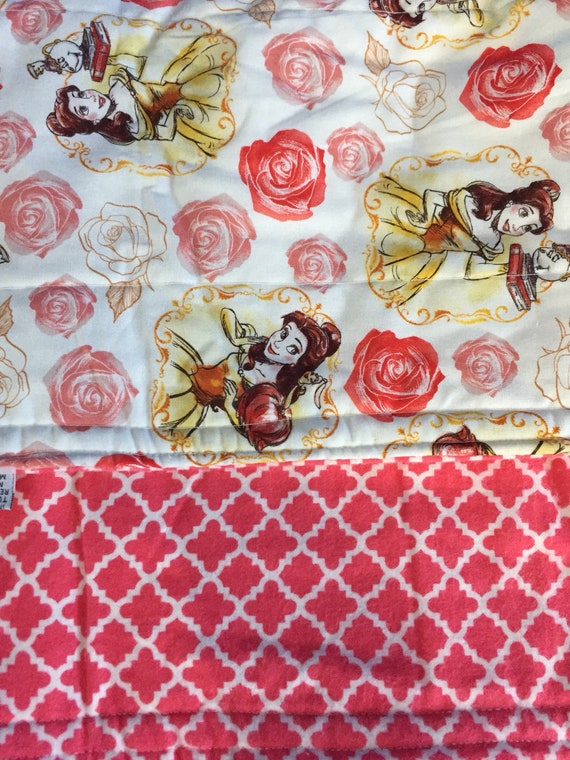 beauty and the beast baby blanket
