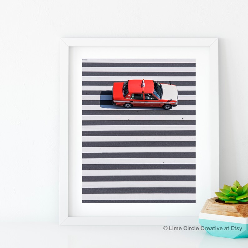 Car Wall Art Definition Print Japanese Print Black and Etsy