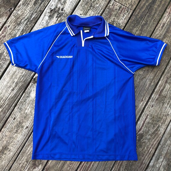 Vintage Diadora Soccer Jersey Medium, Vtg Diadora