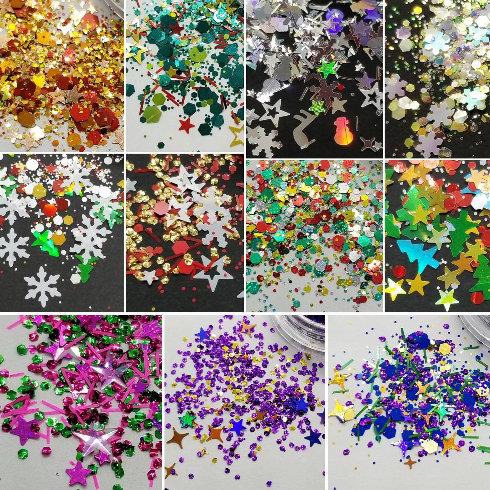 Christmas Winter Party Glitter Mix Holographic Chameleon Etsy Christmas Winter Party Glitter Mix Holographic Chameleon Etsy