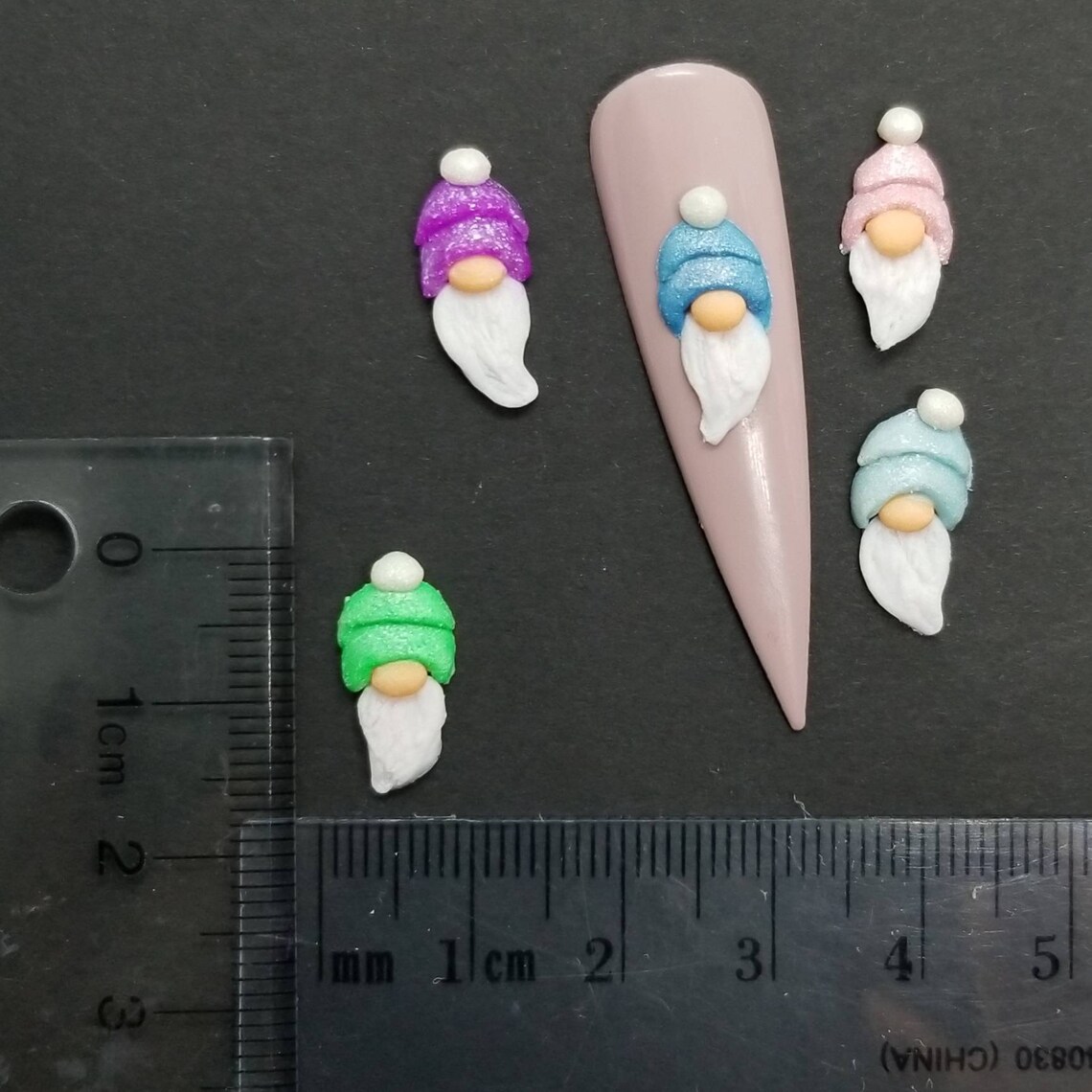 gonk nail art stickers