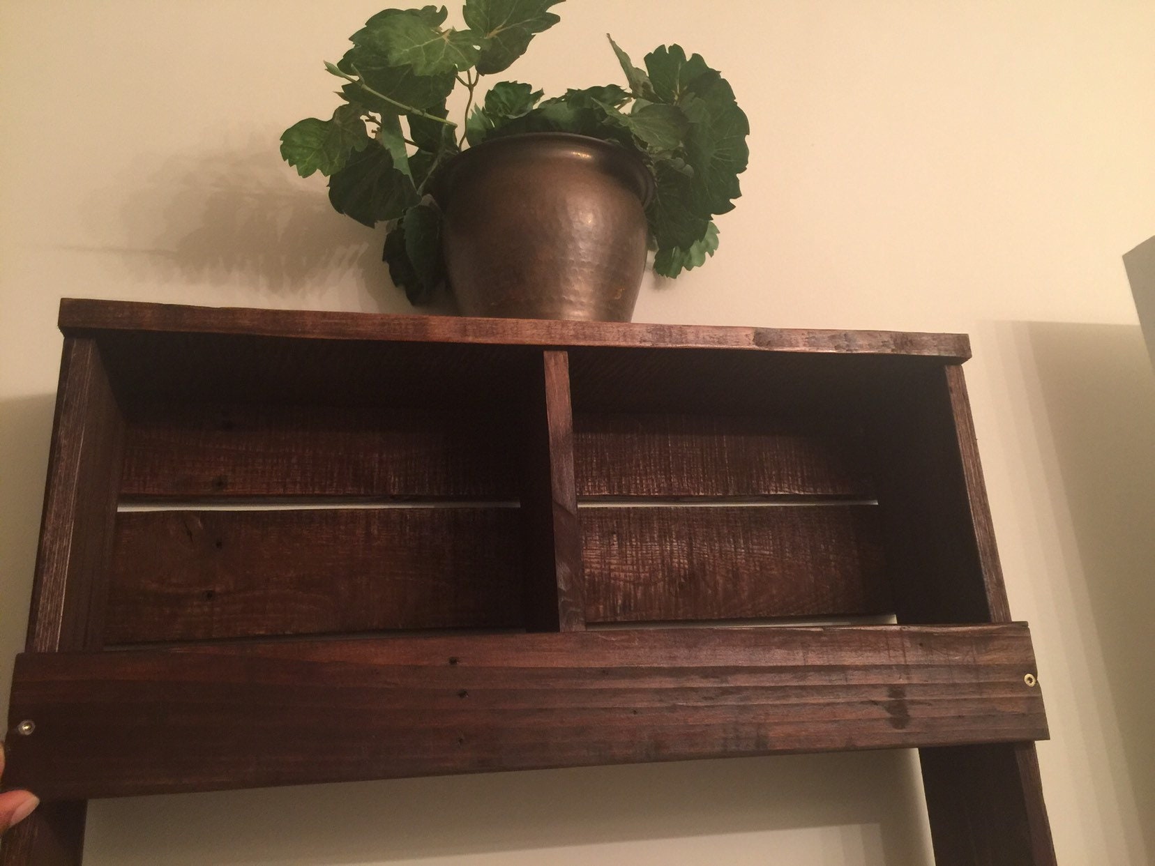 Bathroom Cabinet W/ Towel Rack - Etsy