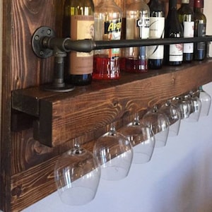 Wine and liquor rack