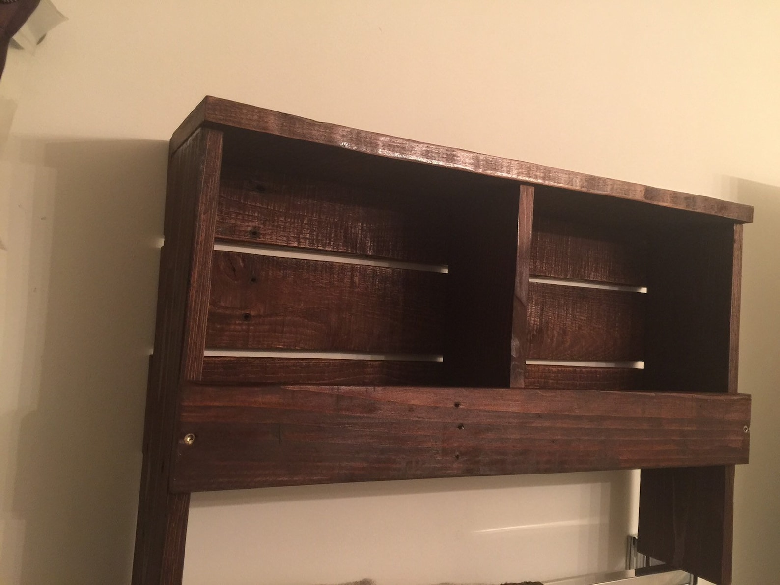 Bathroom Cabinet W/ Towel Rack - Etsy