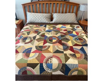 New York Gridlock - Hand-Made King-Sized Bed Quilt