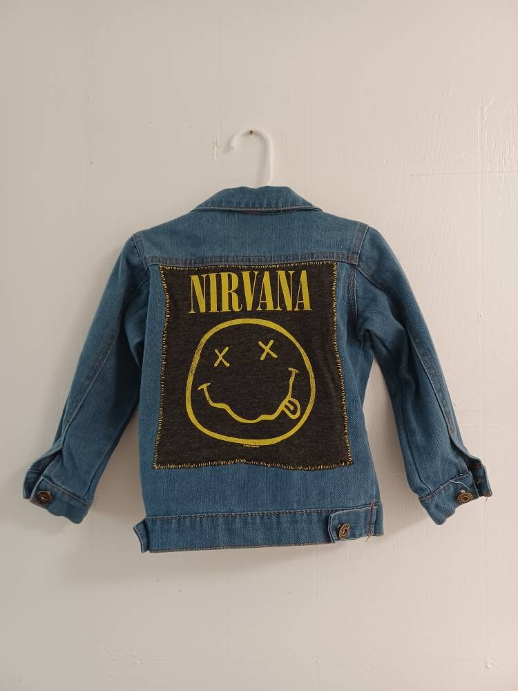 Toddlers Grunge Battle Jacket Nirvana 