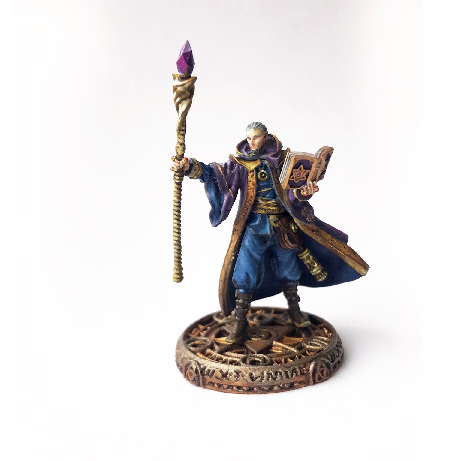 Dnd Painted 28mm Miniature of Wizard Sorcerer or Mage. | Etsy