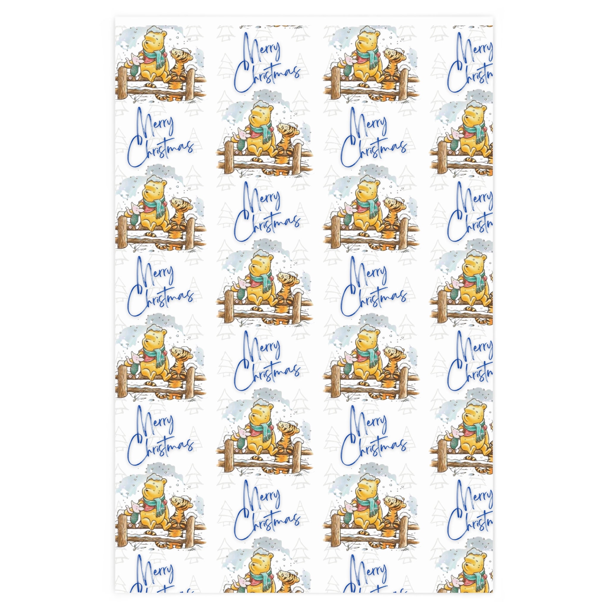 Winnie the Pooh Wrapping Paper, Merry Christmas sold by Carlos Serrano, SKU 90352693