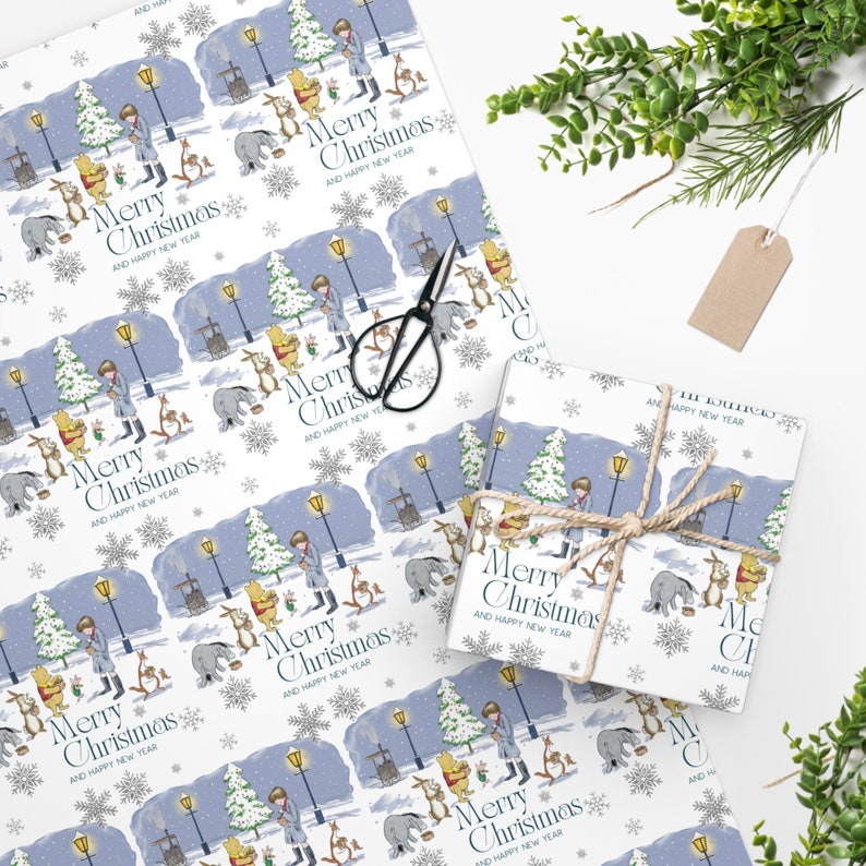Winnie The Pooh Christmas Wrapping Paper 