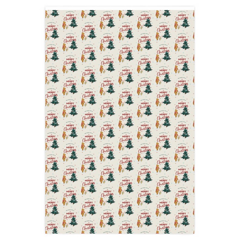 Winnie The Pooh Christmas Wrapping Paper 