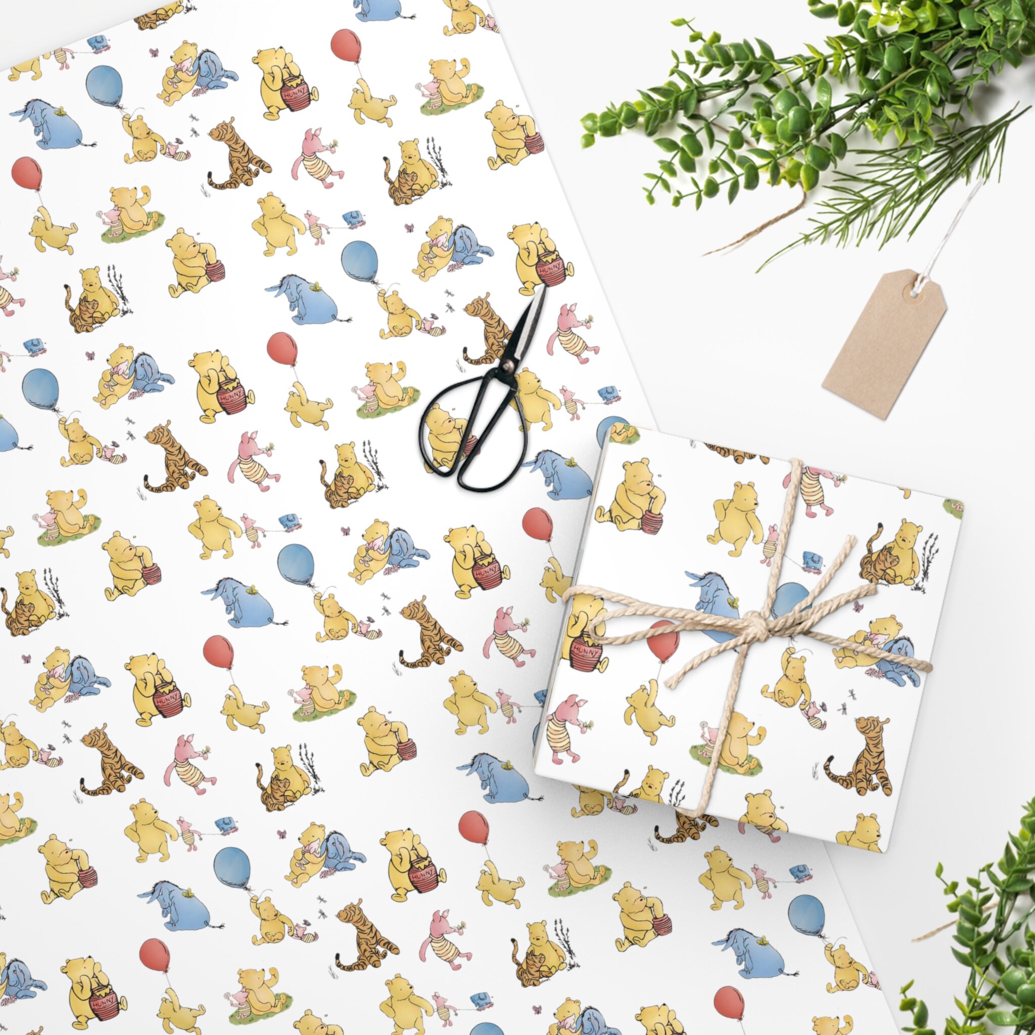 Winnie the Pooh and Friends Classic Wrapping Paper sold by TwoStory