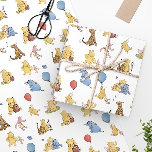 Winnie the Pooh and Friends Classic Wrapping Paper