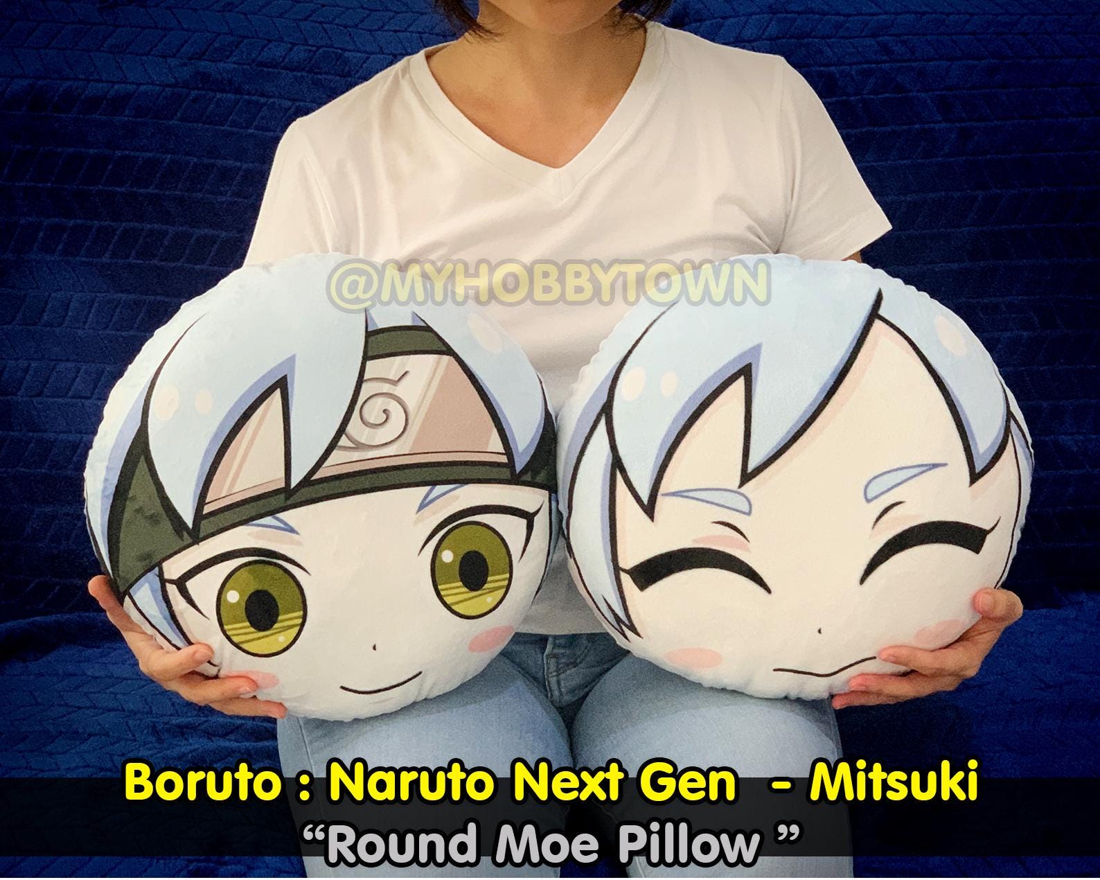 Anime Pillow Round Shape Chibi Cute Style Head Plushies Naruto