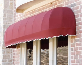 Long Dome Globe Awning Canopy (Model 003) – DIY-Friendly Kit for Storefronts, Windows, Doors, Patio, Commercial and Residential Use