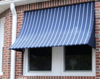 Concave Awning Canopy (Model 009) – DIY-Friendly Kit for Storefronts, Windows, Doors, Patio, Commercial and Residential Use